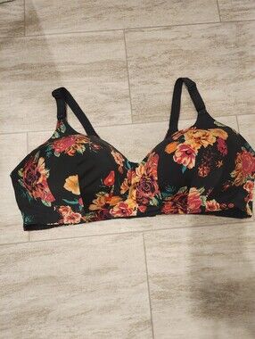 New Torrid Curve 360 Back Smoothing Everyday Bra 44D Wire Free Lightly Lined